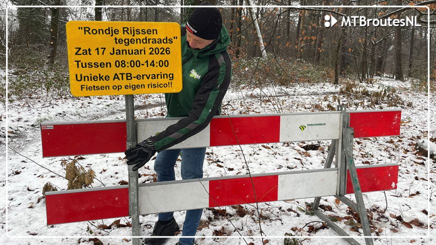 MTBroute Rijssen één dag tegendraads voor het goede doel