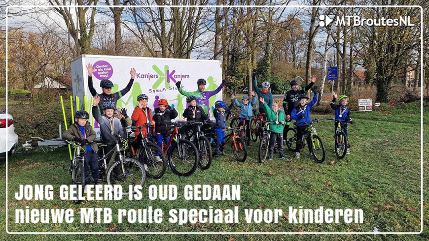 Nieuwe MTB-kinderroute in de Vennebulten